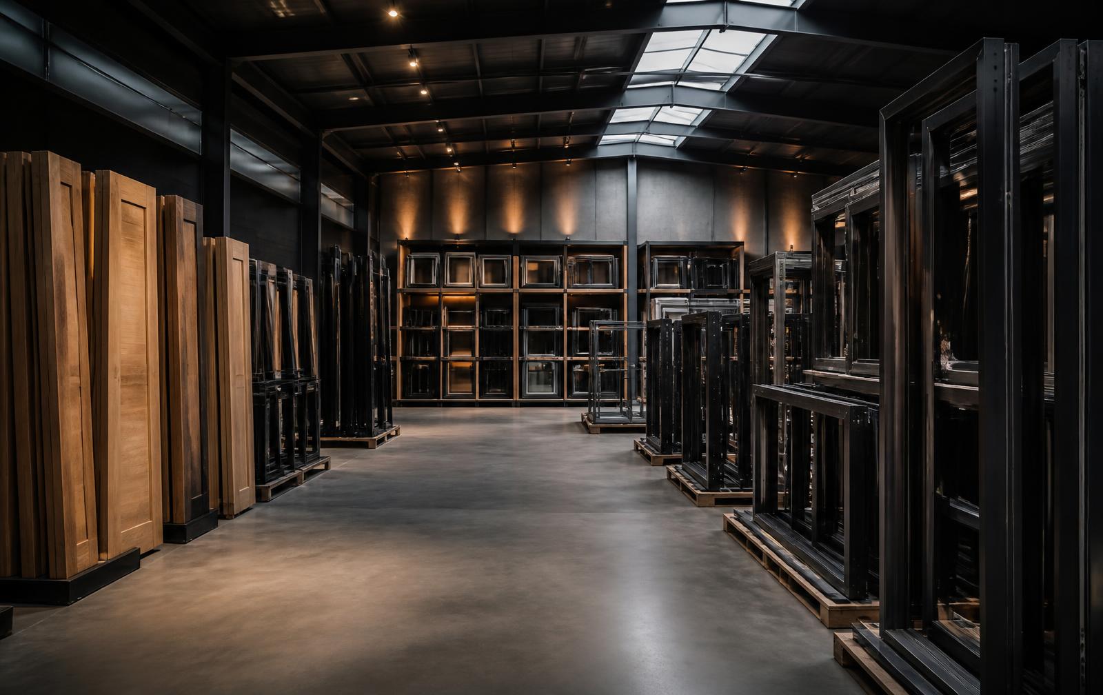 DoAll Doors & Windows warehouse and dispatch floor
